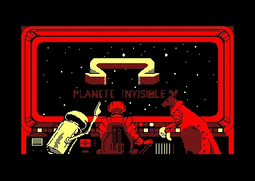 Omega Planete Invisible (F) (1987) screen shot title